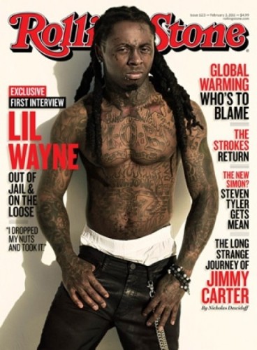 lil wayne rolling stone cover 2011. Lil Wayne shot the cover of